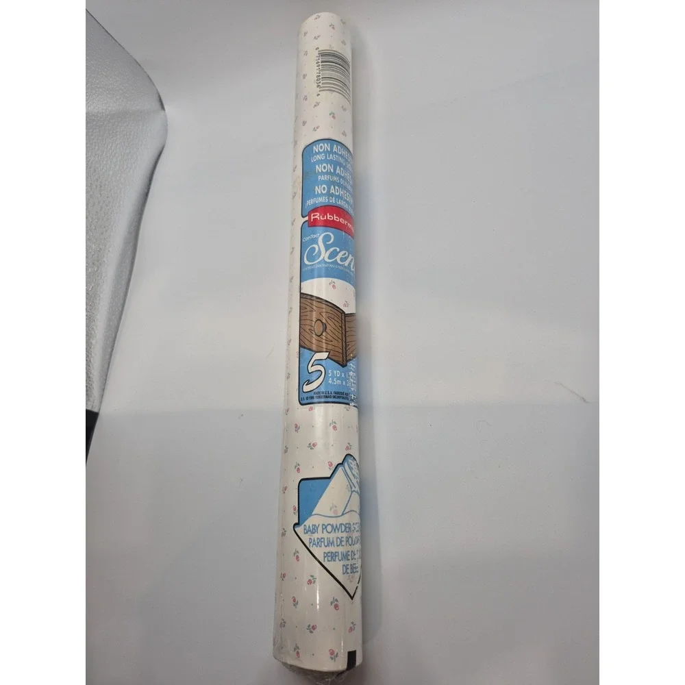 Rubbermaid Contact Paper Roll Scents Baby Powder 5 Yards X 1.2 Feet 1996 VTG New